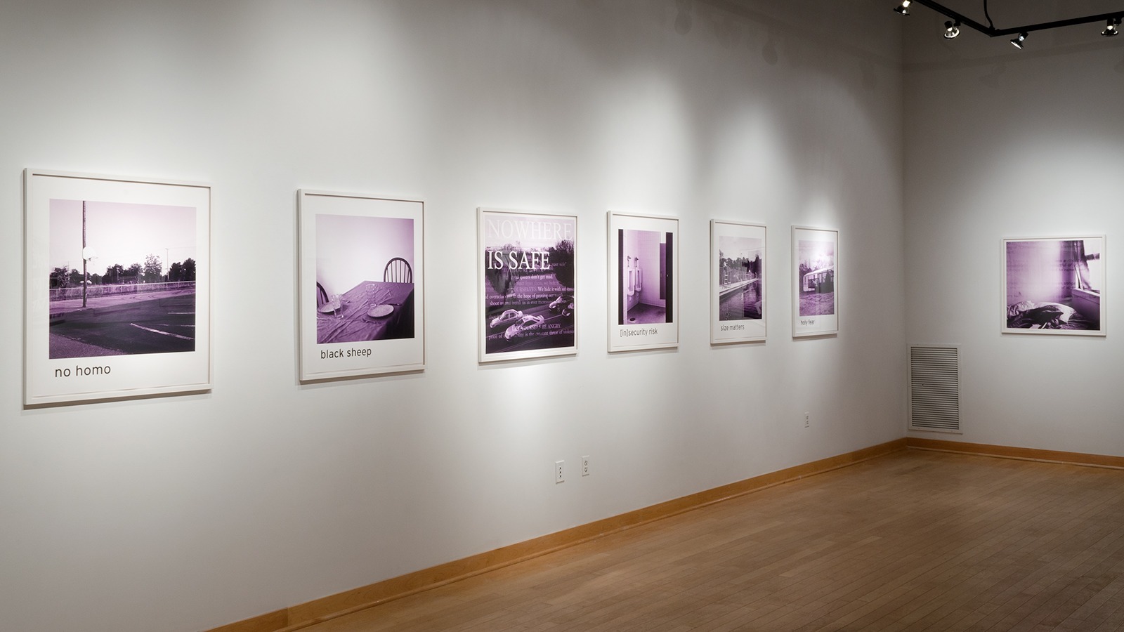 Installation view of 
