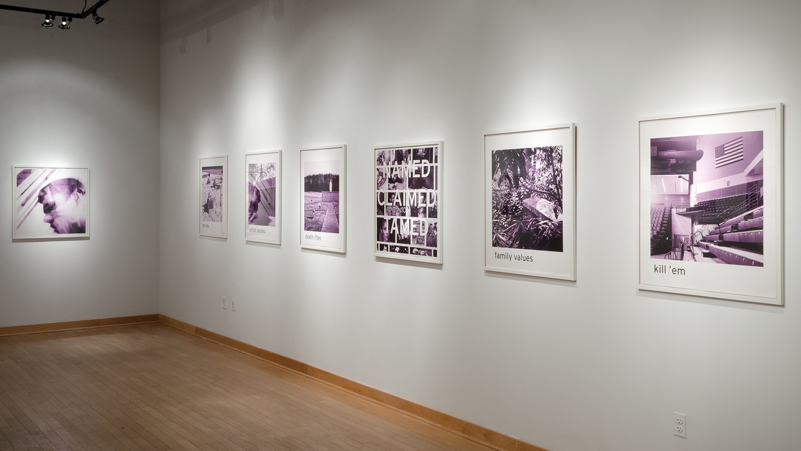 Installation view of 